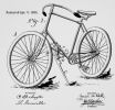 vintage bike patent drawings