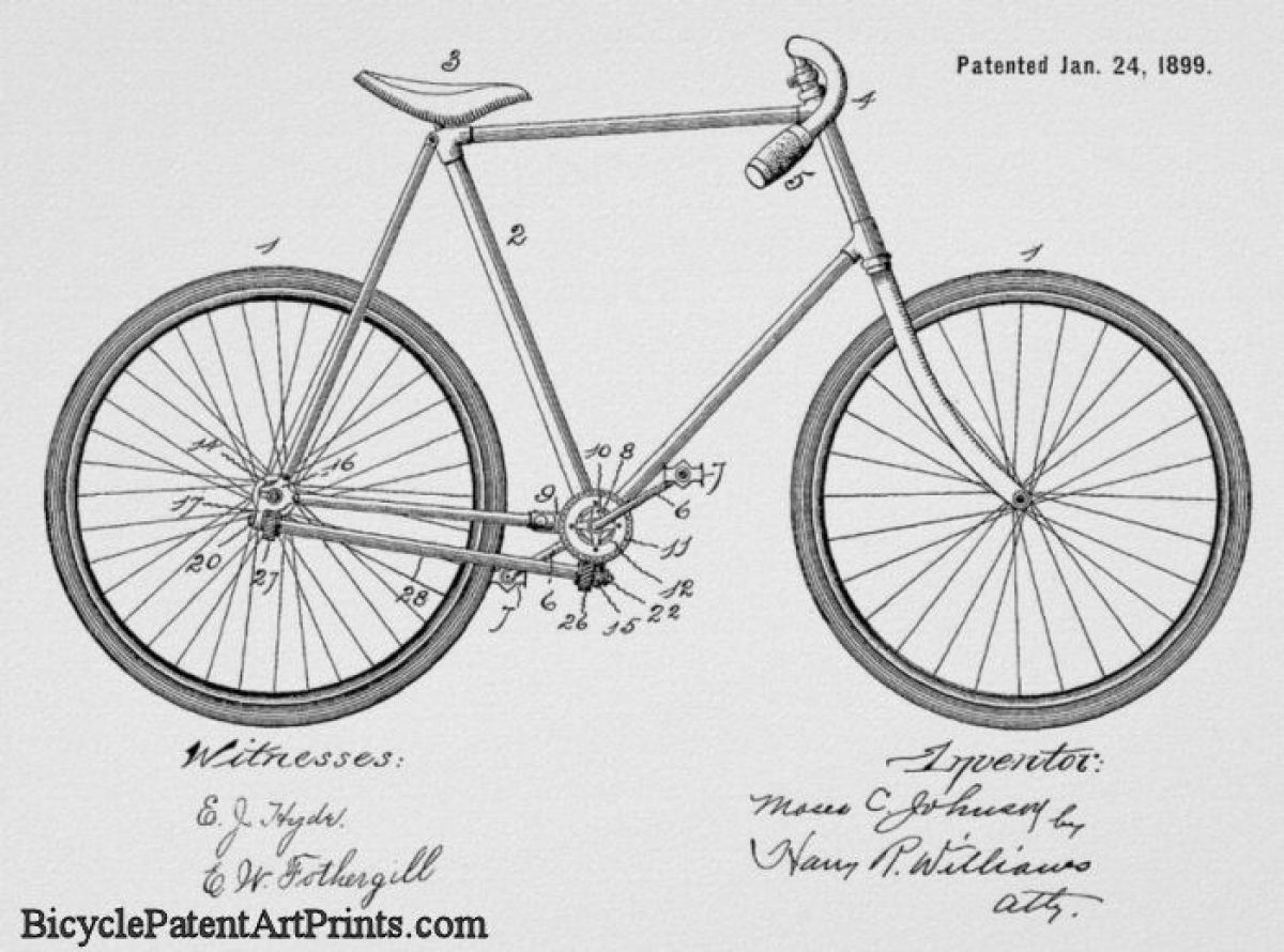 1899 Chainless gear driven bike