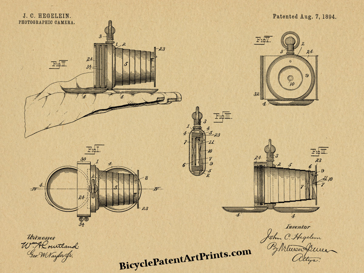 Spy Pocket Camera Patent Print