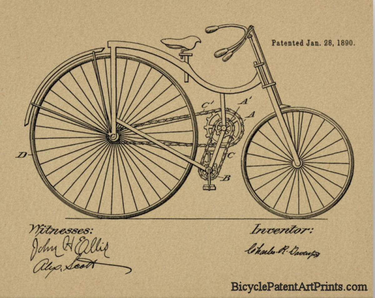 1890 Chain driven with double gearing and hand brake