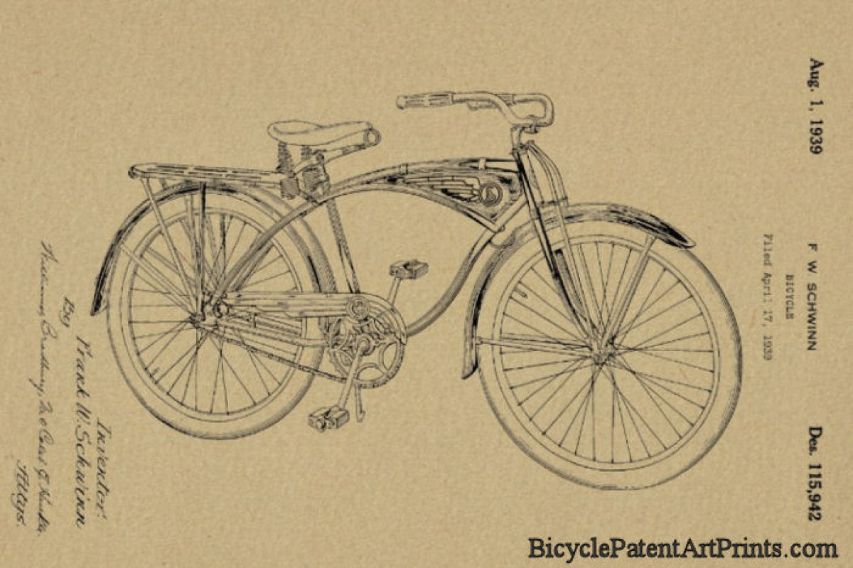 1942 Vintage Schwinn bicycle